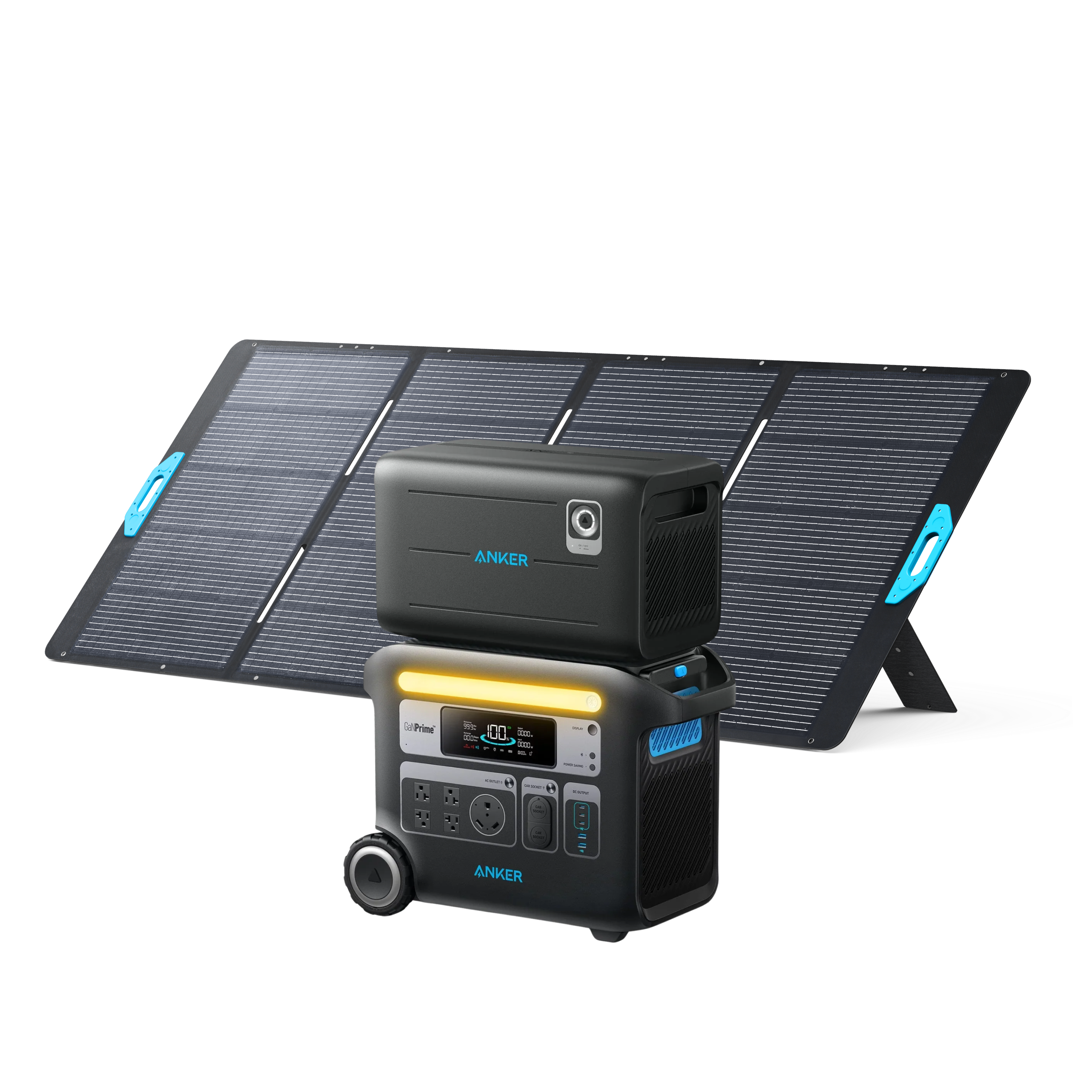 Anker SOLIX F2000 Solar Generator + Expansion Battery + 400W Solar Panel image 0