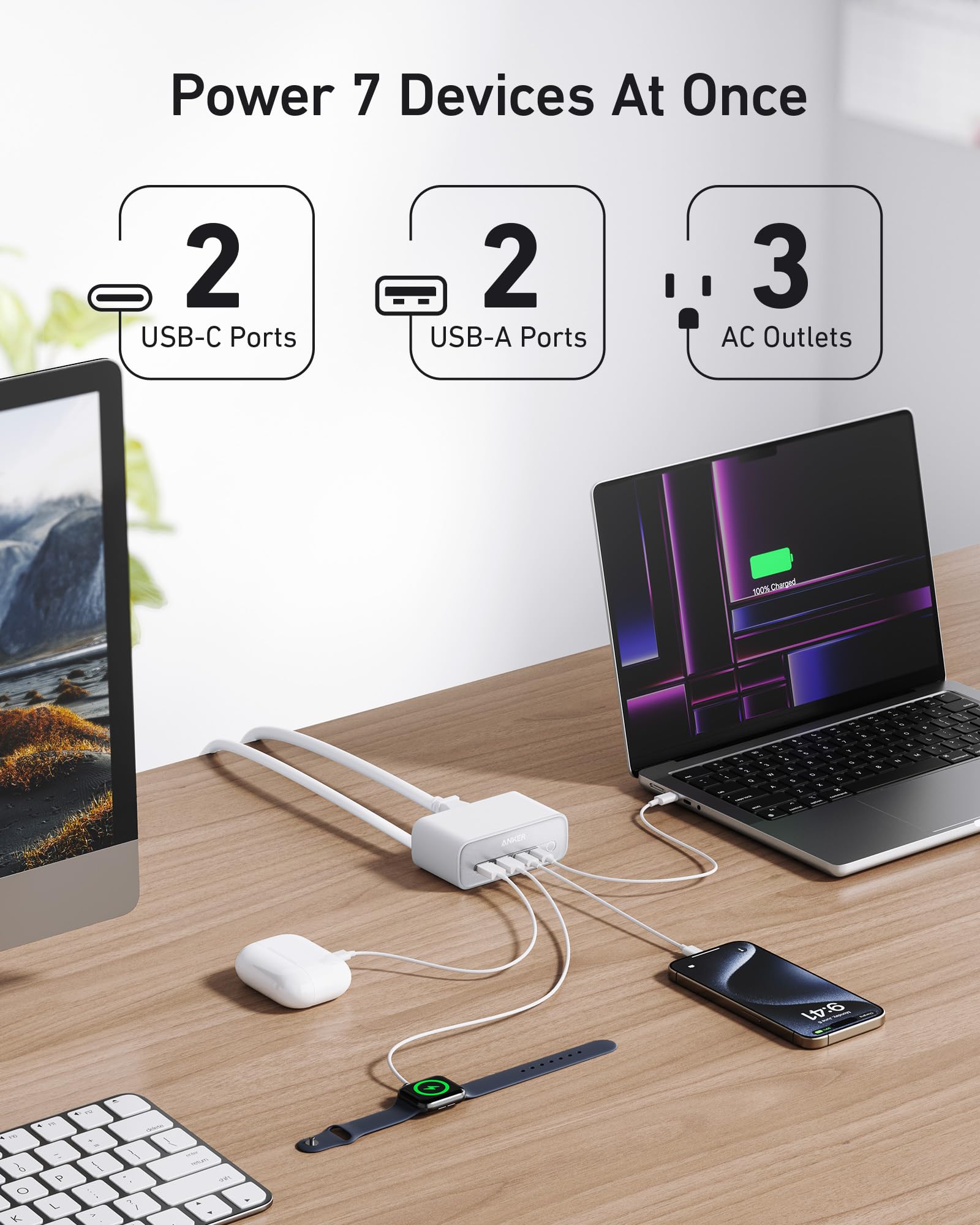 Anker Charging Station (7-in-1, 100W) image 3