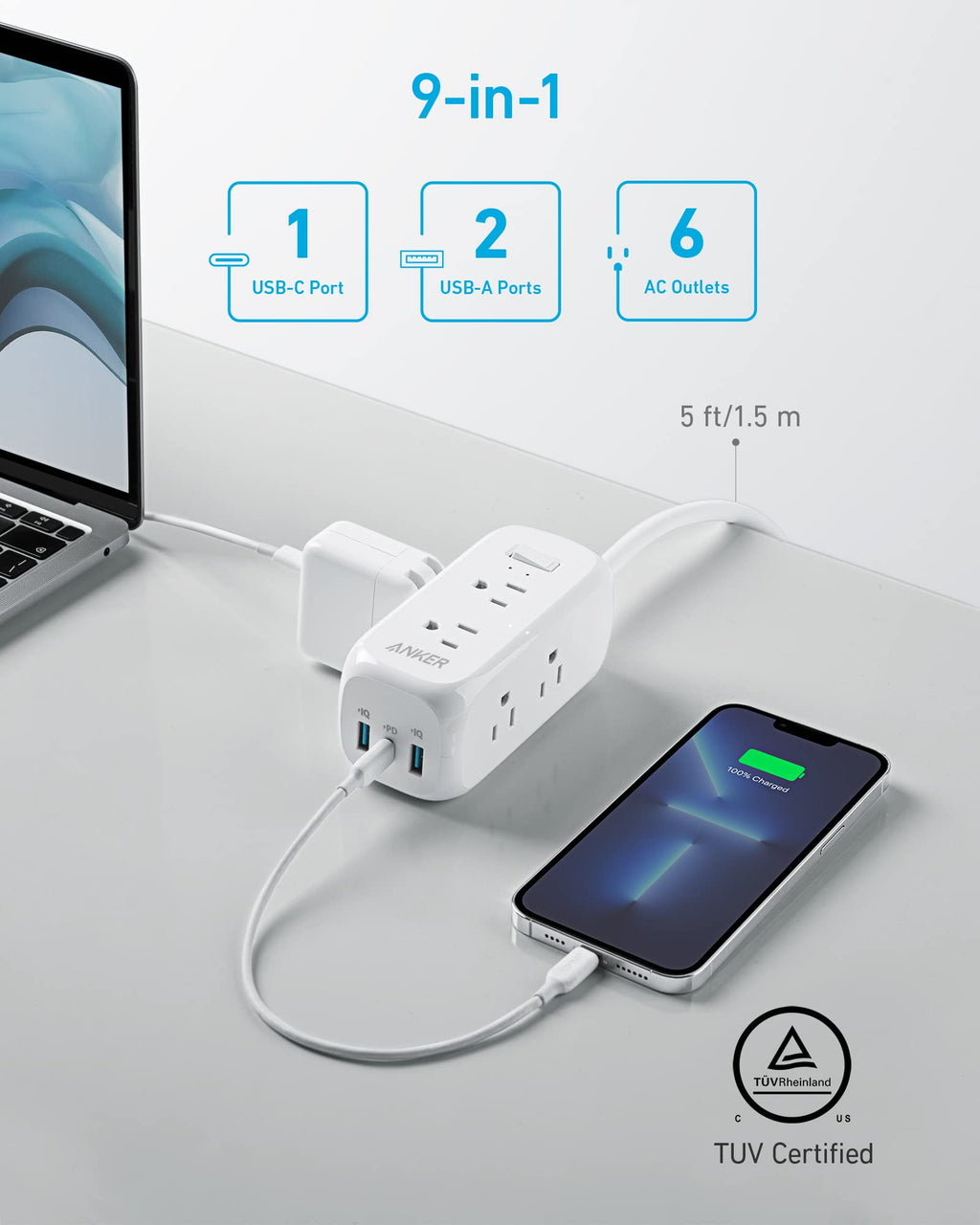 Anker 332 USB Power Strip image 2