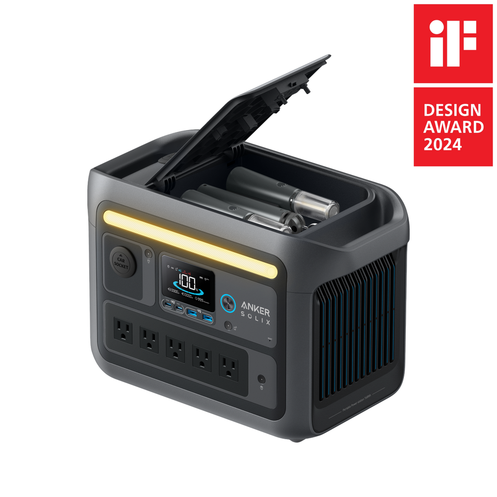 Anker SOLIX C800 Plus Solar Generator + 100W Solar Panel image 1