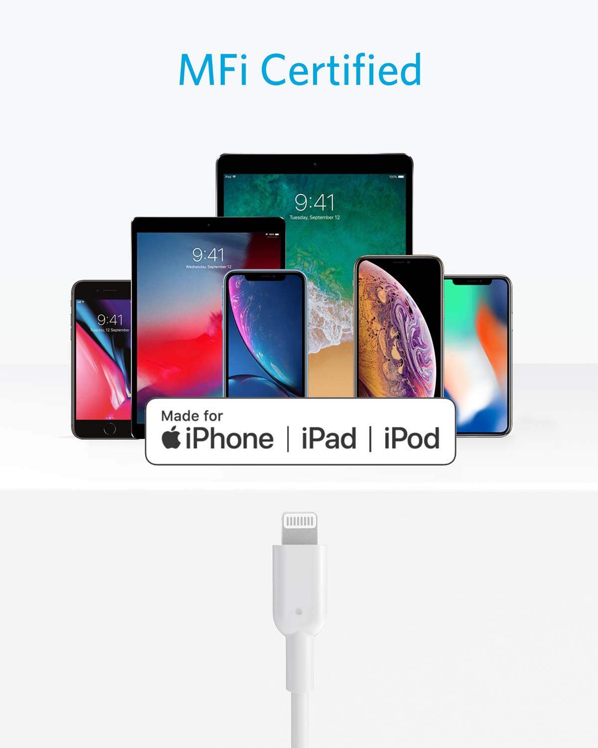 Anker 321 USB-C to Lightning Cable (3 ft / 6 ft / 10 ft) image 2